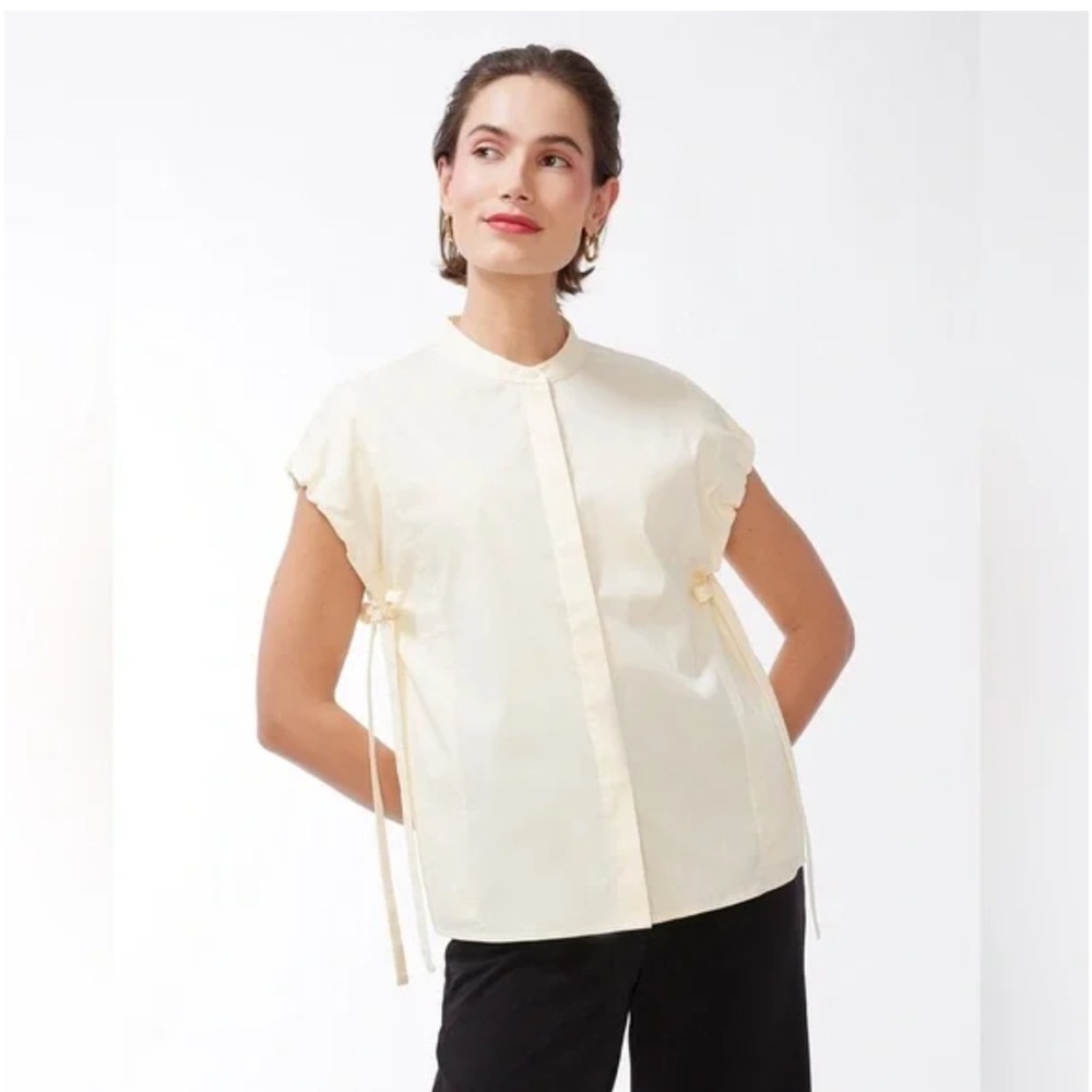 Cream Women's Top